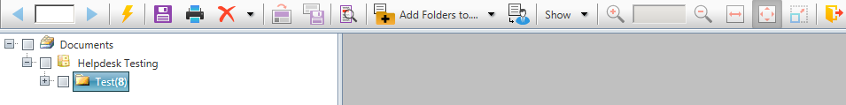 Document Management Screen
